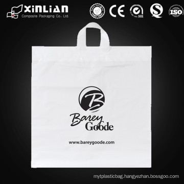 custom printed plastic shopping bag with handle /nice quality plastic shopping bg